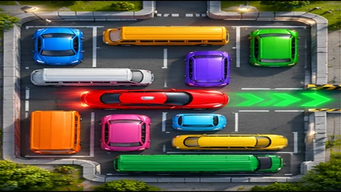 Car Parking Puzzle playable online on TheagleApps