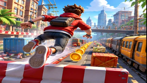 Endless Runner playable online on TheagleApps