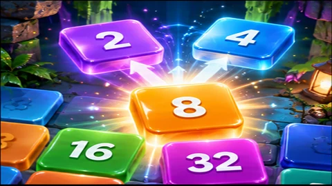 Number Merge playable online on TheagleApps