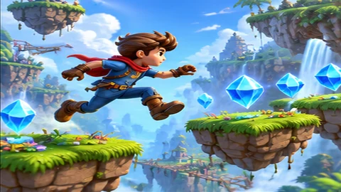 Platform Adventure playable online on TheagleApps