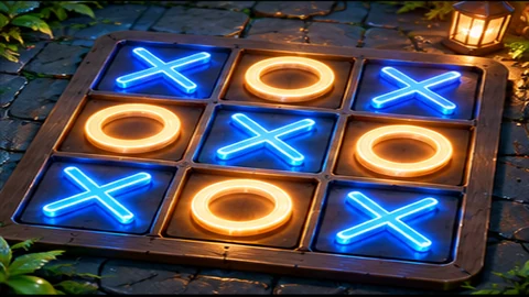 Tic-Tac-Toe playable online on TheagleApps