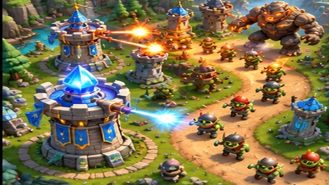 Tower Defence playable online on TheagleApps